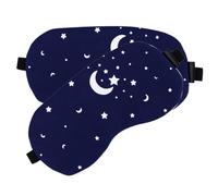UPKOCH 2pcs Cotton Linen 3D Sleeping Eye Mask Star Pattern for Teens and Youth Soft Breathable for Travel and Home Use Random Color Random Color