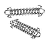 UPKOCH 2pcs Dog Leash with Heavy Duty Stainless Steel Shock Absorbing Springs for Small to Large Dogs Explosionproof Bungee Leashes for Outdoor Walking and Training and Corrosion