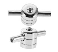 UPKOCH 2pcs Double End Drum Lugs for Snare Tom Bass Drums Stable Metal Percussion Hardware with Friction Resistant Design High Precision Tension System for Enhanced Sound Quality and