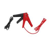 UPKOCH 2Pcs Electric Fence Jump Connector Cable for Solar Powered Farm Fence Charger System with Copper Clips Compatible with Red and Black Wire