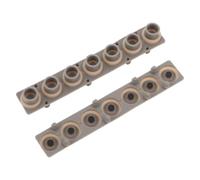 UPKOCH 2pcs Electronic Piano Key Pad Replacement Silicone Contact Strip for Keyboard Repair with Stable Performance and High Sensitivity, for Beginners on Stage and School