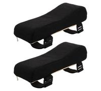 UPKOCH 2pcs Ergonomic Armrest Pads Sponge Padded Elbow Support Cushion with Strap for Office Gaming Chairs Home Healthcare Use