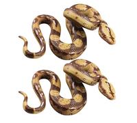 UPKOCH 2pcs Fake Snakes: Realistic Snake Toy Plastic Reptile Figures For Kids - Simulation Animal Model With Lifelike Design For Science Education Pranks Play