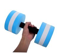 UPKOCH 2PCS Foam Water Dumbbells for Aquatic Exercise and Resistance Training Blue Pool Weights with Flotation for Water Aerobics and Swim Fitness Portable Barbell for Men and Women