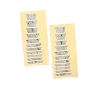 UPKOCH 2pcs Guitar Inlay Patch Guitar Inlay Stickers Guitar Fretboard Decals Fret Board Stickers for Guitar Practice Fretboard Decals Guitar Fretboard Markers Fret Inlay Stickers Pvc