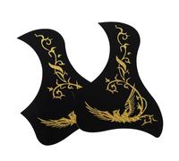 UPKOCH 2pcs Guitar Pickguard Stickers Acoustic Guitar Sticker Decal Scratch Resistant Design Easy to Apply No Residue Left