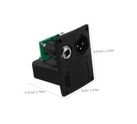 UPKOCH 2pcs Guitar Pickup Battery Box with Cover Bass Accessories Battery Holder Case for Active Guitar and Bass Pickups Compact Portable Design with Xlr Connector for Reliable Power