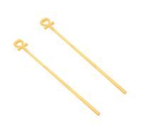 UPKOCH 2pcs Halloween Pharaoh Staff Ancient Egyptian Style Scepter Walking Cane Prop for Cosplay Dress Up King Wizard Costume Accessory with Intricate Design Plastic Grip