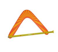 UPKOCH 2Pcs Handcrafted Wooden V-shaped Boomerang for Outdoor Sports Equipment Maneuver Flying in Orange Safe for Adults Playing in Open Spaces