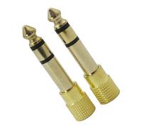 UPKOCH 2pcs Headphone Adapter Durable Audio Jack Converter for Musicians and Sound Engineers Compatible with Mobile Devices Tablets and Audio Equipment