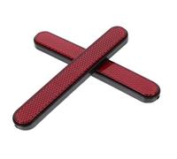 UPKOCH 2pcs Heart-shaped Reflective Tape for Bikes Warning Stickers Luminous Safety Decals High Visibility Night Glow for Motorcycle and Bicycle Decoration