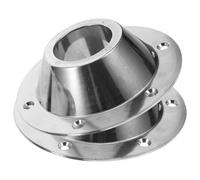 UPKOCH 2pcs Heavy Duty Aluminum Rv Table Base Mounts Lightweight Flush Under Table Bases for Pedestal Fixed Accessories for Yacht and Camping Use