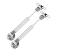 UPKOCH 2pcs Hydraulic Gas Strut Cabinet Lift with Telescopic Support Rod for Kitchen Cupboard Doors and Beds, Soft Door Lift Function, Sturdy Iron and Plastic Construction, for Furniture