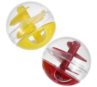 UPKOCH 2pcs Interactive Cat Treat Puzzle for Indoor Cats Plastic round Iq Training Food Dispensers to Enhance Intelligence and Stimulate Learning Activities