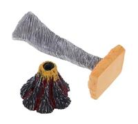 UPKOCH 2Pcs Interactive Natural Disaster Science Kit with Realistic Volcano Eruption and Tornado Models for Stem Learning Home School Educational