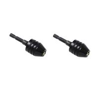UPKOCH 2pcs Keyless Chuck Drilling Adapter Chuck Key for Electric Drills Drill Bit Adapter