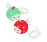 UPKOCH 2pcs Kids Whistle Toys: Cute Fruit Shaped Bird Whistle Sound Maker Musical Instrument Educational Toy For School Sports Halloween Party Favor Supplies