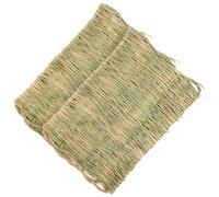 UPKOCH 2pcs Large Straw Nesting Pads Chicken Coop Nest Box Mats Natural Bedding Liners for Comfortable Egg Laying Hen Accessories