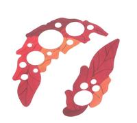 UPKOCH 2pcs Leaf Shape Pvc Pickguards for Acoustic Guitars Anti-scratch Guitar Scratch Plates for Protecting Your Finish and Enhancing Aesthetics