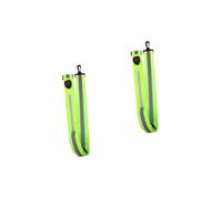 UPKOCH 2pcs LED Reflective Belt High Visibility Elastic Strap for Night Running Cycling and Walking Adjustable Design for Comfort Safety Gear for Runners and Sports Lovers
