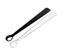 UPKOCH 2pcs Long Handle Shoe Horn for Seniors Women Men with Ergonomic Grip Plastic Shoe Helper for Boots Sneakers Back-friendly Design for Pregnant Travelers Adults