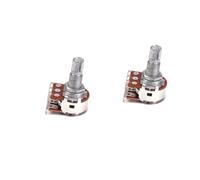 UPKOCH 2pcs Long Knurled Guitar Potentiometer Mn250k Audio Taper Pot Volume Tone Control Upgrade