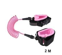 UPKOCH 2PCS Lost Wristband Strap with Lock Rotating Head Pink Traction Safety Bracelet for Prevent Lost in Crowds Supermarket and Public Places