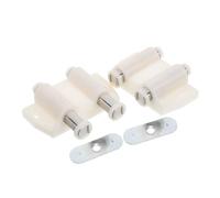 UPKOCH 2pcs Magnetic Push to Open Cabinet Latch Effortless Rebounding Closer for Kitchen Cabinets Invisible Handle Design Improved Accessibility for