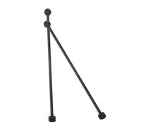 UPKOCH 2pcs Marimba Mallets Double-headed Percussion Sticks Soft Rubber and Felt Tips, Universal Drumsticks for Tongue Drum and Xylophone, Professional Musical Instrument Supplies in Black
