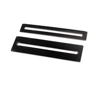 UPKOCH 2pcs Metal Fingerboard Guards for Guitar and Mandolin, Black Fret Protector Pads to Protect Fingerboard during Fret Works and Diy, Essential Luthier Tool for Guitarists