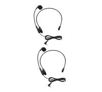 UPKOCH 2pcs Microphone Headset Voice Amplifier Functionality Wired Ear Microphone for Lectures Teaching and Guided Tours High-fidelity Sound Quality
