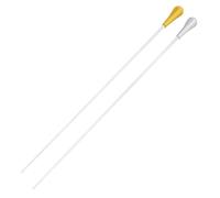 UPKOCH 2pcs Music Conductor Elegant Golden Silver Design for Orchestra Performance Comfortable Grip Material for Teachers and Students