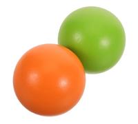 UPKOCH 2pcs Natural Croquet Balls Set for Lawn Games Outdoor Family Fun Portable Sustainable for Childrens Motor Skills and Coordination Development