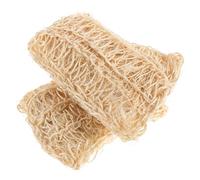 UPKOCH 2pcs Natural Loofah Bath Sponge Set 14x10x3cm, Exfoliating Body Scrubber for Deep Skin Cleaning, Gentle Back Scrubber for Men, Soft Loofah Shower Ball Bathing Accessories