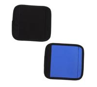 UPKOCH 2Pcs Neoprene Luggage Handle Wraps Comfortable Grip Protectors for Suitcase Handles Elastic Covers in Black and Blue Travel Accessory to Prevent Hand Injury and Enhance Carrying