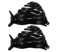 UPKOCH 2pcs No Slip Bun Maker Clip for Women, Spiral round Resin Hair Accessory with Mushroom Dome Shape, Effortless DIY Styling Tool for Special Occasions and Daily Use