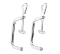 UPKOCH 2pcs Noodle Maker Clamp Replacement Part for Manual Pasta Maker, Iron Alloy Material with Clip Range 4-9cm, Convenient Solution for Fixing Pasta Making Device