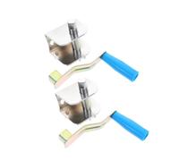UPKOCH 2pcs Outdoor Sports Net Tightener Hand Crank Wire Winder for Badminton and Volleyball Poles Iron Weather Resistant Rope Tension Adjuster for Fitness Areas and School Playgrounds
