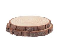 UPKOCH 2Pcs Outdoor Stepping Stones Garden Path Decorative for Lawn and Landscaping Natural Wood Slices for Walkway and Garden Decor