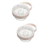 UPKOCH 2pcs Pacifier Storage Case for Travel Portable Compact Pacifier Holder Cute Design for Hygiene and Organization The Go for Diaper Bags and Purses