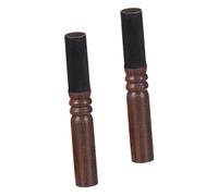 UPKOCH 2pcs Peach Wood Grinding Rod Singing Bowl Mallet Buddha Sound Bowl Striker for Mallet Use Wooden Stick