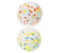 UPKOCH 2pcs Pet Dog Chewing Toy Bite-resistant Puppy Teething Ball Interactive Small Balls for Small Dogs to Fetch