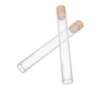UPKOCH 2pcs Pet Hair Memorial Bottles Transparent Cat Whiskers Holder Airtight Keepsake Jars for Dog and Cat Hair Storage Lightweight Preservation Containers