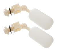 UPKOCH 2pcs Plastic Float Ball Valve for Automatic Trough, No Rust and Keeps Clean, Suitable for Horse Farm Supplies and Livestock Drinking Systems Random Color
