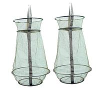 UPKOCH 2Pcs Portable Fishing Net Lightweight Mesh Fish Trap Cage for Fish Durable Design for Ponds and Reservoirs