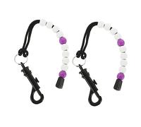 UPKOCH 2Pcs Portable Golf Score Counter Bead Chain with Accurate Stroke Counting Plastic Golf Scoring Beads for Golfers Practical Wrist Score Keeper Gift