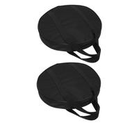 UPKOCH 2pcs Portable Gong Bag 40cm Diameter 8cm Thick Single-layer Oxford Cloth Cymbal Holder Waterproof Instrument Protective Carry Case with Handle for Percussion Storage