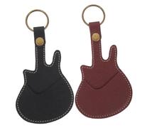UPKOCH 2pcs Portable Guitar Pick Holder Bag for Electric Guitar Picks Storage Case Display Window for Musician Practice