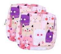 UPKOCH 2Pcs Portable Women Period Bags with Zipper Lightweight Sanitary Napkin Storage Pouches for Travel and Daily Use Compact Nursing Pad Holders with Inner Pockets Feminine Hygiene