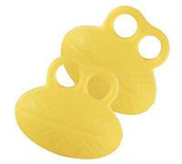 UPKOCH 2PCS PU Hand Grip Exerciser Balls Finger Power Trainer with Undulating Finger Separation Design Stress Relief Muscle Rehabilitation